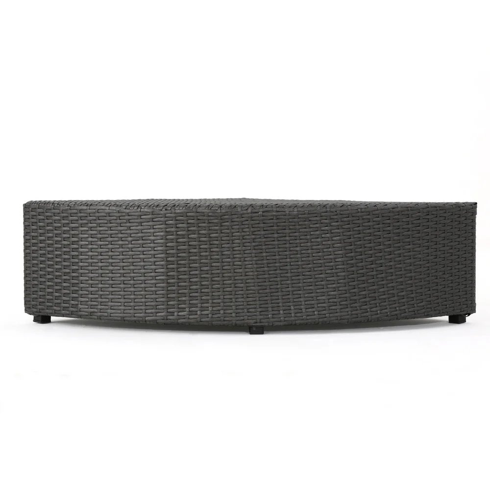 Santa Cruz - Outdoor 8 Piece Sectional Set - Dark Brown - Image 15