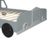 Full Size Car Shaped Platform Bed With Wheels - Gray - Image 6