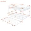 Full Long Over Queen Bunk Bed With Twin Size Trundle - White - Image 22