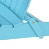 Malibu Transitional Adirondack Chair With Foldable Design - Blue - Image 13