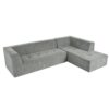 Modular Combination Sofa Set, Modern Minimalist Sofa, Living Room Upholstered Sofa Bed, Bedroom, 2 Pieces Computer Free Combination, L - Shaped - Light Gray - Image 15