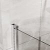 Bifold - Frameless Glass Shower Door With Pivot Swing Panel - Chrome - Image 8