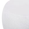 Outdoor Lightweight, Concrete Side Table - Antique White - Image 9