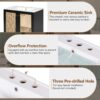 Bathroom Vanity With Soft Closing Mechanism - Black - Image 7