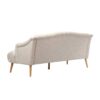 Comfy 3 Seat Sofa With Wooden Legs, For Living Room And Study - Beige - Image 7