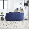 Bean Bag Sofa Lazy Sofa Durable Comfort Lounger High Back Chair For Adults And Kids, Indoor & Outdoor - Navy - Image 10
