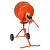 Portable Concrete Mixer With Etl Certificated Copper Motor, Electric Cement Mixer, 5.0 Cu. Ft. - Orange - Image 11