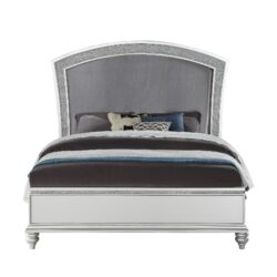 Maverick - Eastern King Bed - Silver