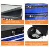7 Drawers Multifunctional Tool Cart With Wheels - Black / Blue - Image 6
