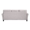 Modern Living Room Sofa Set Linen Upholstered Couch Furniture For Office Or Home - Light Gray - Image 20