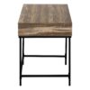 Computer Desk For Home Office, Laptop, Storage Drawers, Contemporary Versatile Placement - Brown - Image 3