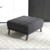 Addison - Square Upholstered Ottoman - Dark Gray - Image 2