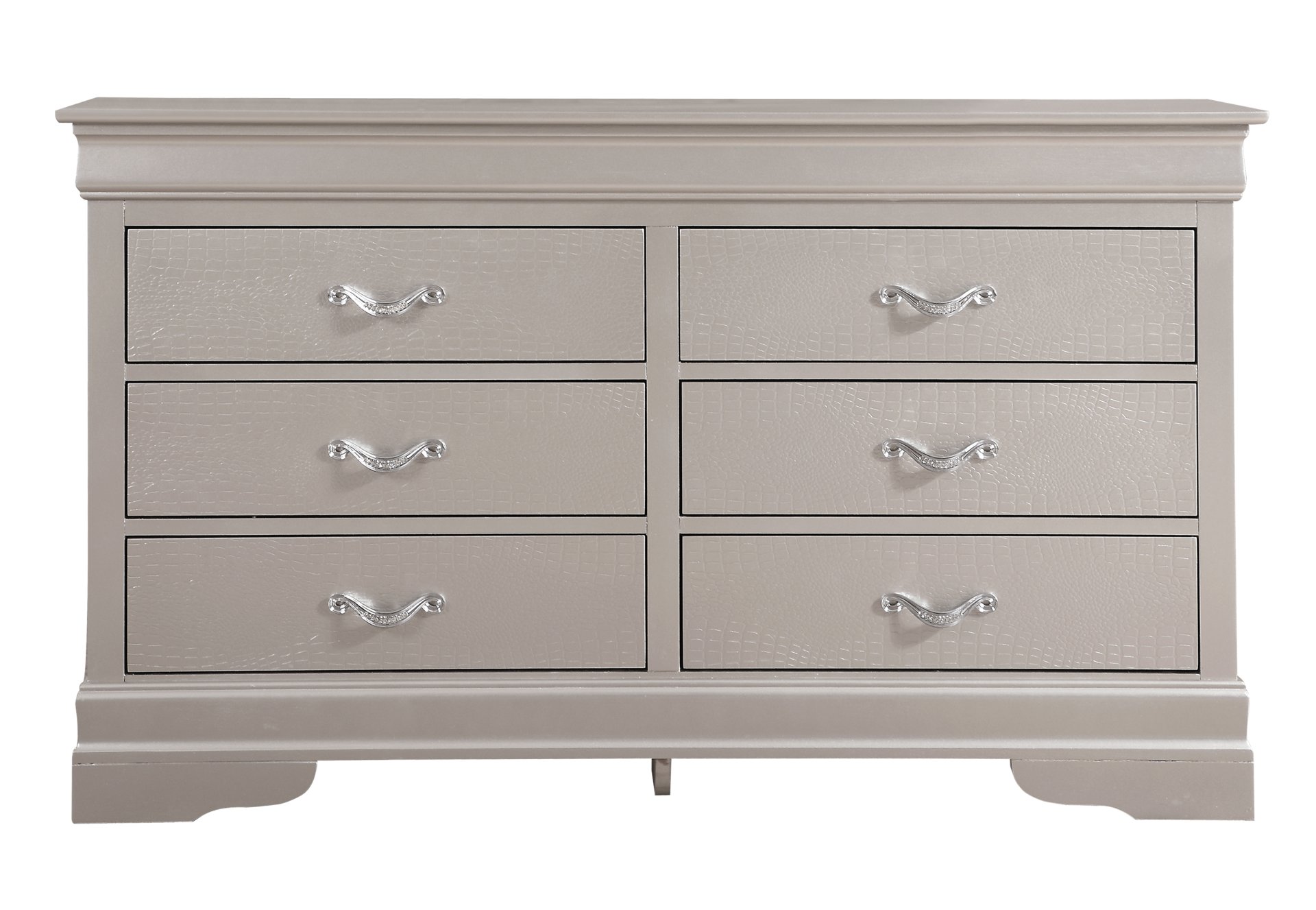 Modern Sophisticated Dresser - Silver Champagne - Image 5