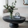 Oval Coffee Table - Black - Image 9