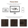 Topmax - 7 Piece Traditional Extendable Dining Table Set With Butterfly Leaf And 6 Upholstered Dining Table Set - Brown - Image 7