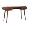 London - Arch Writing Desk - Dark Brown - Image 2