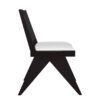 Modern 6 Piece Extendable Dining Table Set With 4 Wicker Back Upholstered Dining Chairs And Long Bench, 2 Removable Leaf - Espresso - Image 22