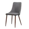 Modern Dining Chair With Iron Legs And - Light Gray - Image 6