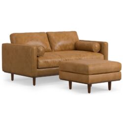 Morrison - Upholstered Sofa And Ottoman Set - Sienna
