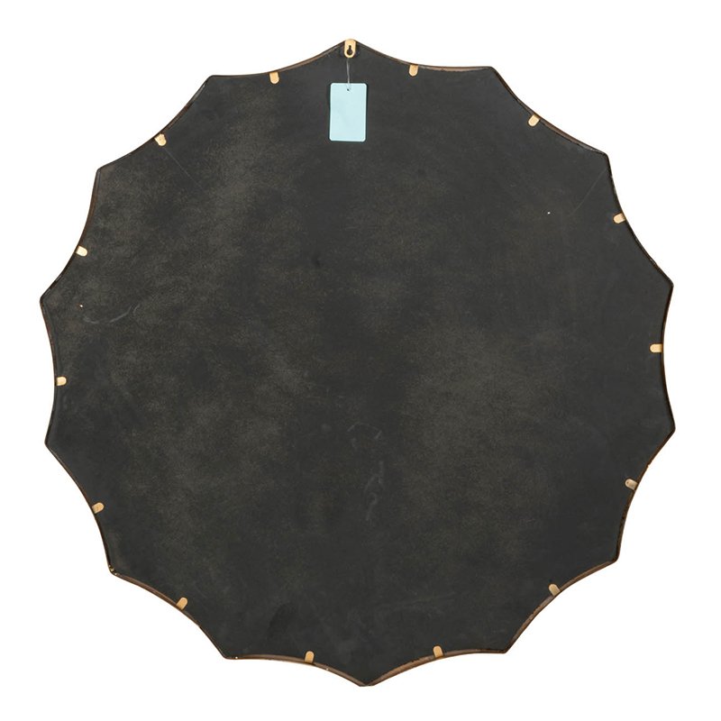 Round Sunburst Wall Mirror With, Wall Decor Mirror For Entryway Bedroom Living Room - Gold - Image 11
