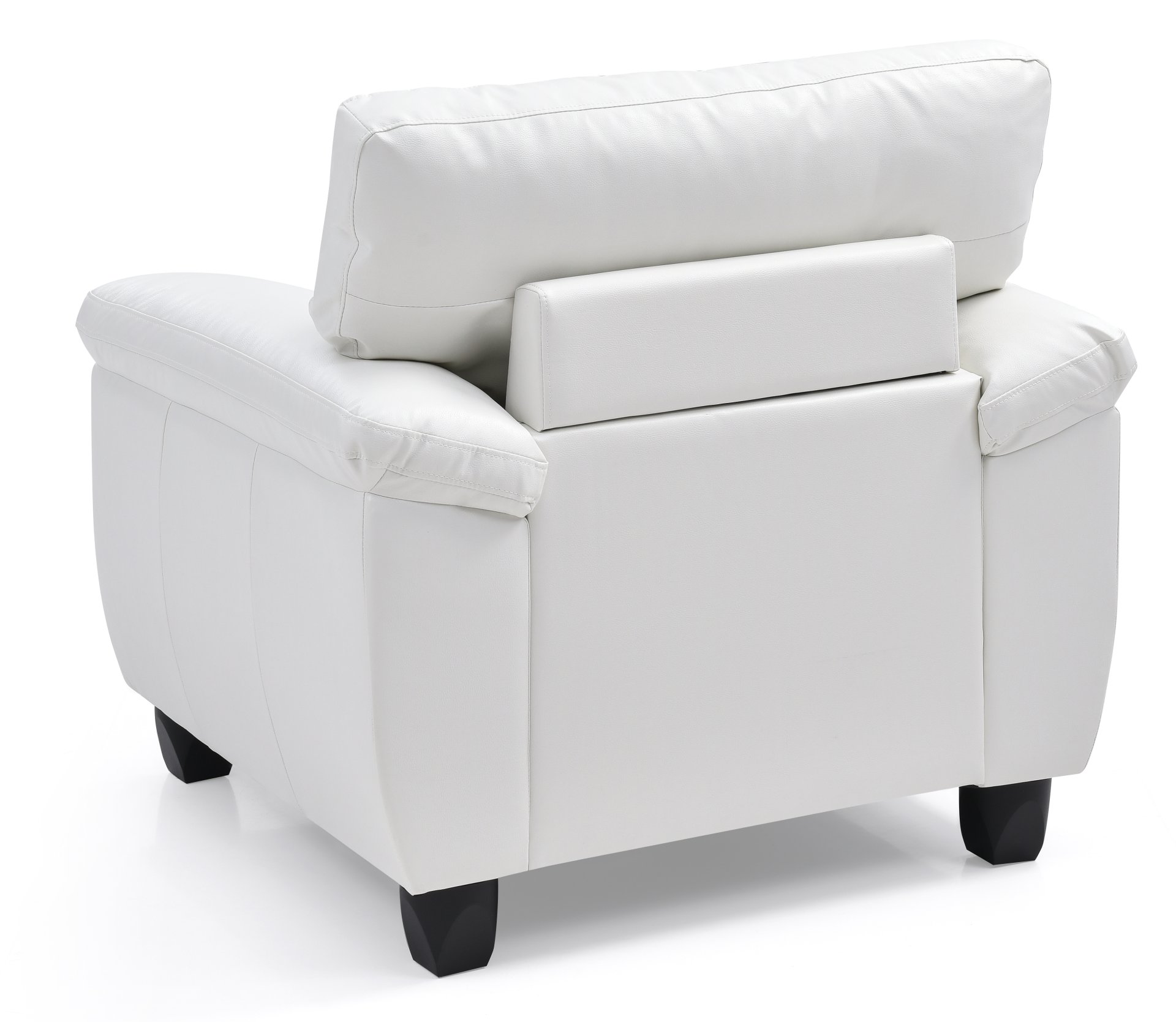 Chic Modern Accent Chair - White - Image 4