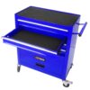 4 Drawers Multifunctional Tool Cart With Wheels - Blue - Image 6