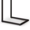 Skyler - Wide C Side Table - Dark Cognac Brown - Image 3