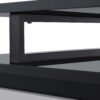 Modern, Minimalist Rectangle Extendable TV Stand, TV Cabinet With 2 Drawers And 1 Cabinet For Living Room, Up To 100" - Black - Image 12