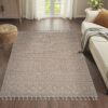 Guros - 5' X 7' Geometric Indoor / Outdoor Area Rug - Mocha - Image 7