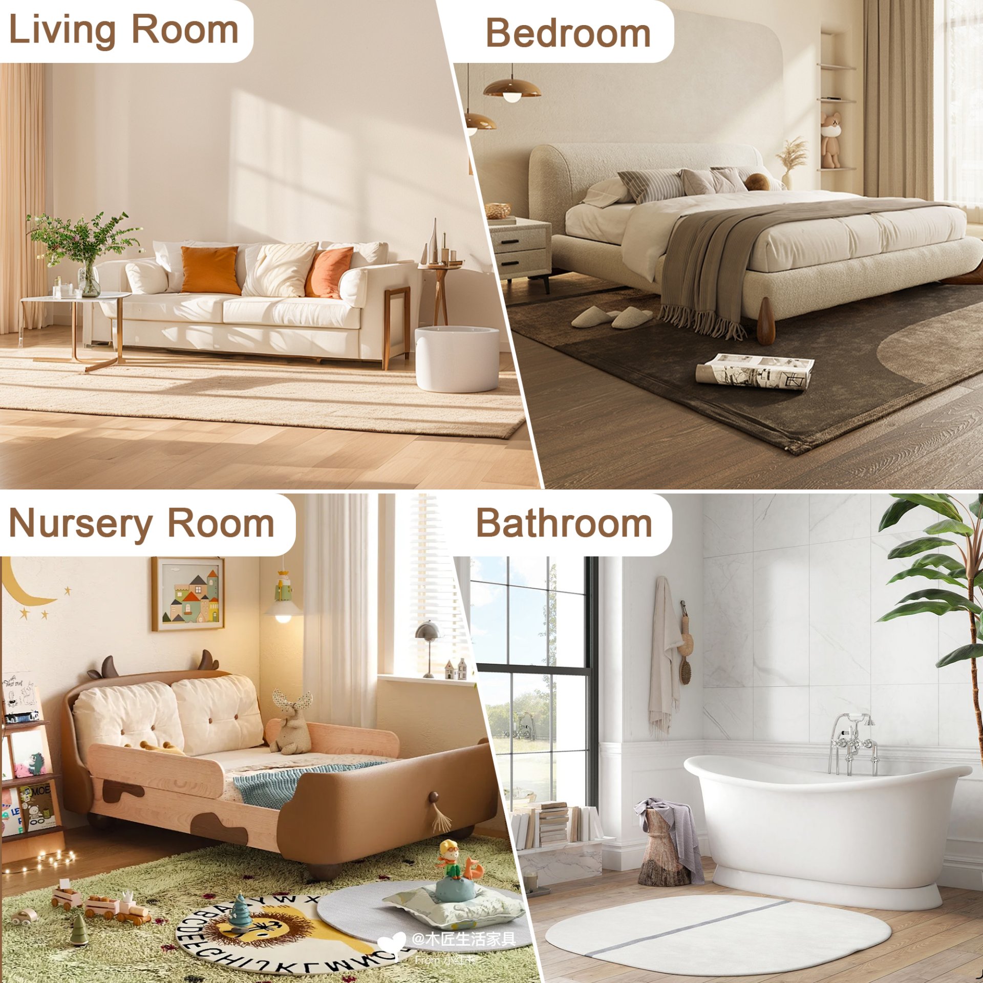 Portable Wardrobe Closet Storage Organizer For Clothes, 9 Magnetic Doors With 9 Cubes & 2 Hanging Rods, 6 Hangers - Cream White - Image 15