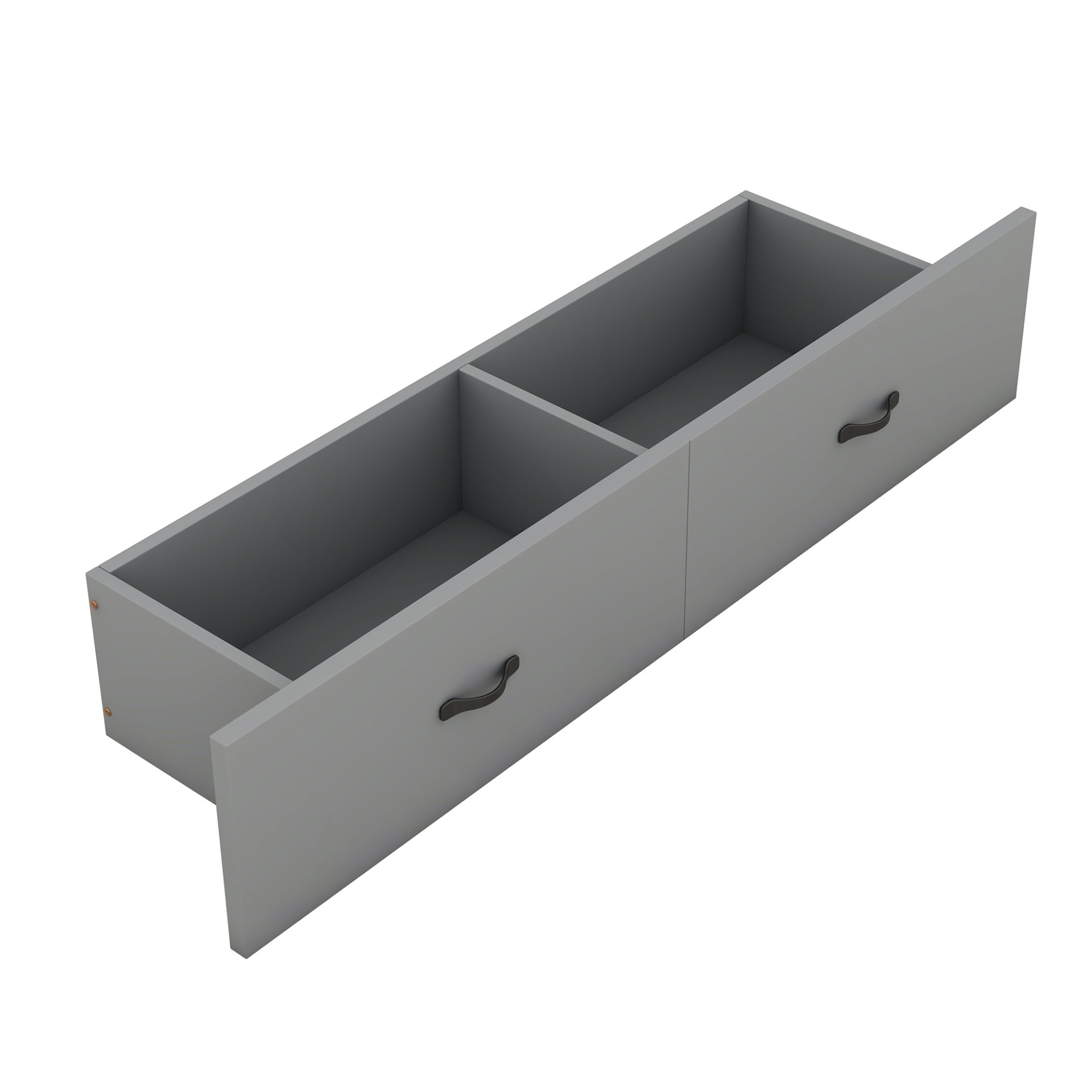 Full Size Murphy Bed With USB Port And A Large Drawer - Gray - Image 13