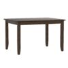 Velvety - 5 Piece Dining Table Set - Brown - Image 4
