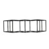 Modern Industrial Tabletop Wine Rack With 7 Bottle Holders - Black - Image 9