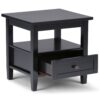 Warm Shaker - End Table - Black - Image 2