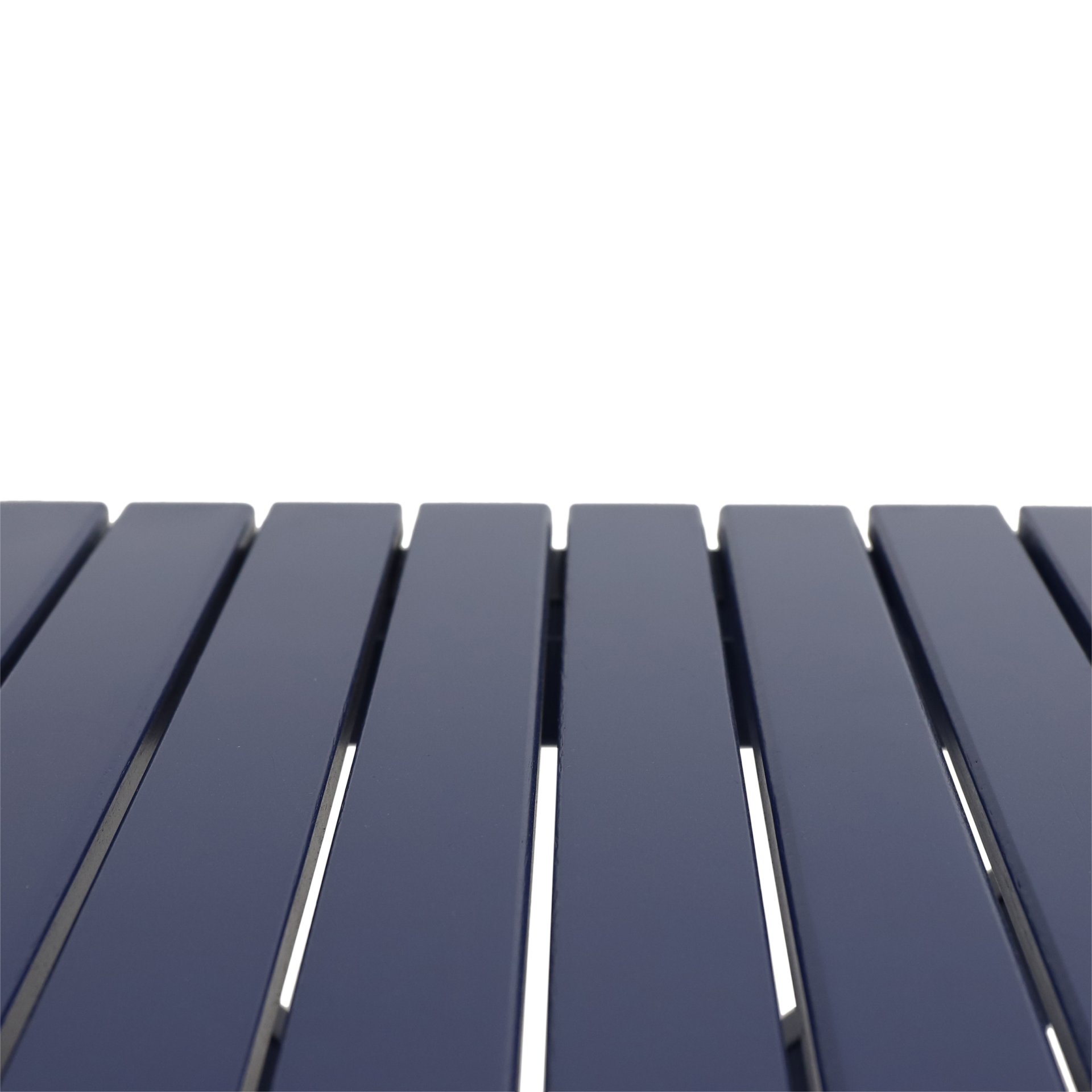 Outdoor Folding Wooden Side Table - Navy Blue - Image 10