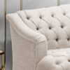 Comfy 3 Seat Sofa With Wooden Legs, For Living Room And Study - Beige - Image 5