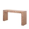 Rustic Wood Console Table With Natural Log Accents, Entryway Table, Narrow Sofa Table, Hallway Accent Table, Modern Farmhouse Style - Natural - Image 6