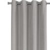2 Pieces Set, Curtain Panel, 100% Blackout, Grommet, Versatile Use - Silver - Image 4