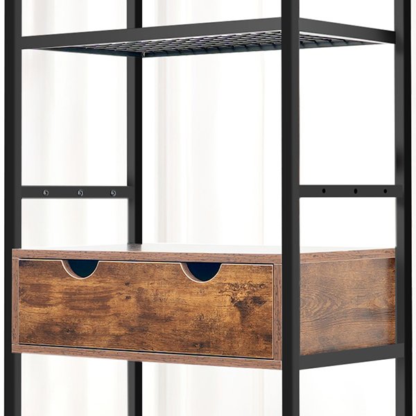 Dog Feeding Station, 3 Height Adjustable Raised Dog Bowls, Dog Feeder Station For Large Medium Dogs Cats, Dog Storage With Shelves - Black / Dark Brown - Image 6