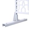 Outdoor & Indoor Metal Privacy Screen Freestanding Decorative Privacy Screen - White - Image 9