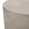 Outdoor Concrete Side Table - Light Gray - Image 8