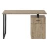 Computer Desk, Home Office, Laptop, Left, Right Set-Up, Storage Drawers, Work, Contemporary, Modern - Taupe - Image 2