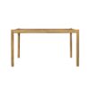 Classic Patio Dining Table, Acacia Wood - Light Teak - Image 6