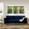 Knox - Modern Farmhouse Sofa - Dark Navy Blue - Image 8