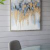Modern Oil Painting, Square Framed Wall Art For Living Room Dining Room Office - Multicolor - Image 15