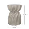 Modern Canis Side Table Outdoor Use - Gray - Image 3
