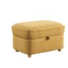 Huckleberry - Accent Chair With Storage Ottoman And Folding Side Table - Yellow - Image 2