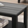 Table Set, Coffee, End, Side, Accent For Living Room Transitional (Set of 3) - Black - Image 3