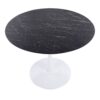 Pebble - Modern Table - White / Black - Image 2