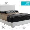 Aaron - King Bed - White - Image 2